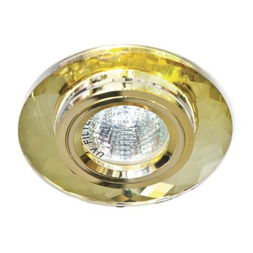 Встраиваемый светильник Feron 8050-2 желтый золото 20110 20110 фото