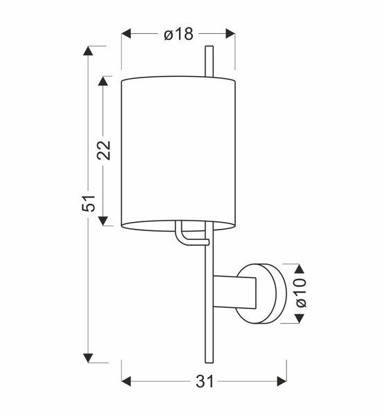 Бра Candellux 21-25388 ZETA 21-25388 фото