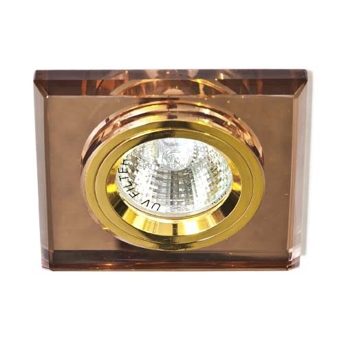 Встраиваемый светильник Feron 8170-2 коричневый золото 20092 20092 фото