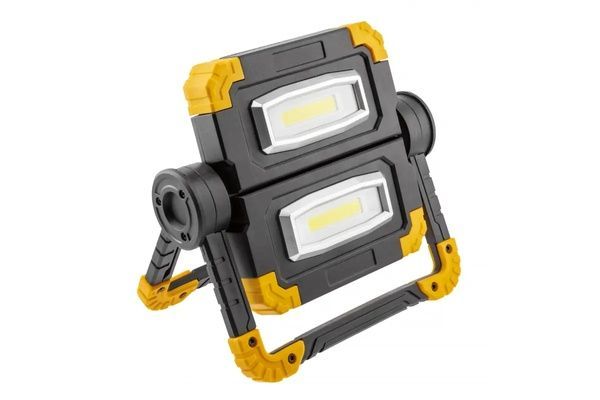Прожектор акумуляторний GTV WORKY, 2x10W, 6400K, Powerbank 5000mAh, 5V, 1A, USB-C, IP44 (LD-WORKY-2X10W-64) LD-WORKY-2X10W-64 фото