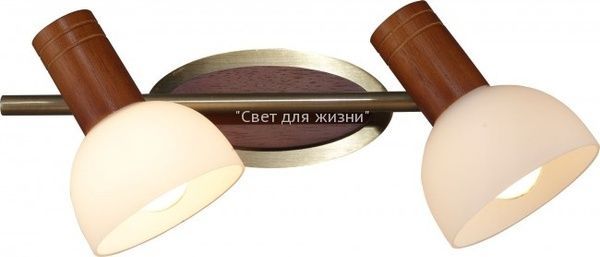 Спот ALTALUSSE INL-9284W-02 Antique brass & Walnut 8599879904011 фото
