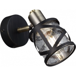 Бра ALTALUSSE INL-6146W-01 Antique brass & Wengue 8599879908330 фото