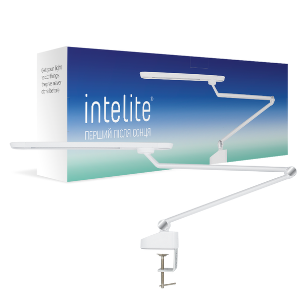 Умная Настольная лампа Intelite IDL 12W (димінг, температура) біла 1-IDL-12TW-WT фото