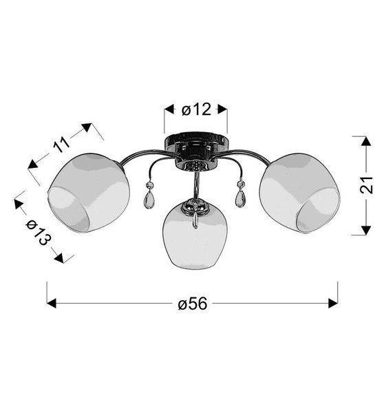 Люстра Candellux 33-77981 ZACHERA 33-77981 фото