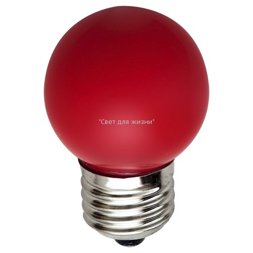 Світлодіодна лампа Feron LB-37 1W E27 червона 25116 25116 фото