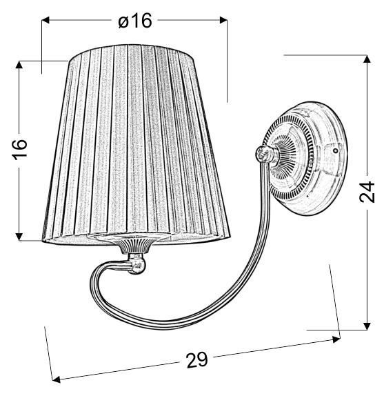Бра Candellux 21-33963 MOZART 21-33963 фото