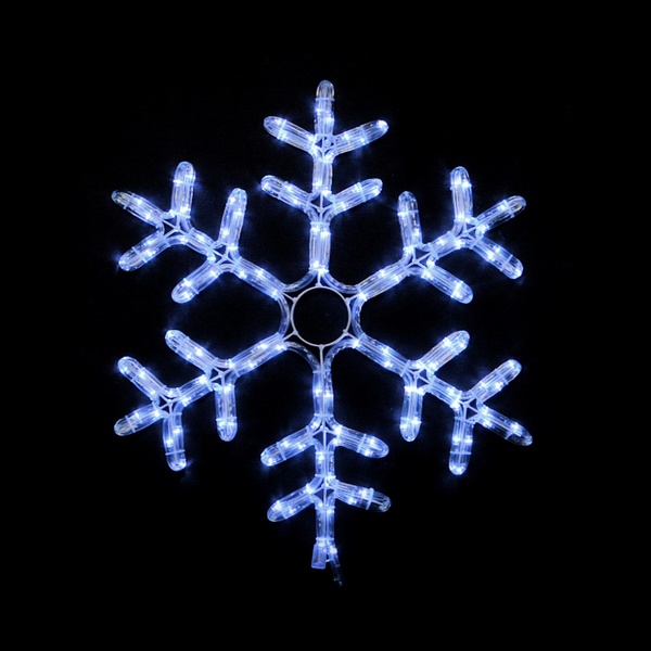 Гірлянда зовнішня DELUX MOTIF Snowflake 0,55м flash білий IP 44 EN 90012963 фото