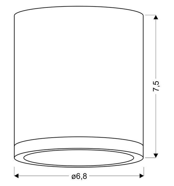 Точечный светильник Candellux 2273624 TUBA 2273624 фото