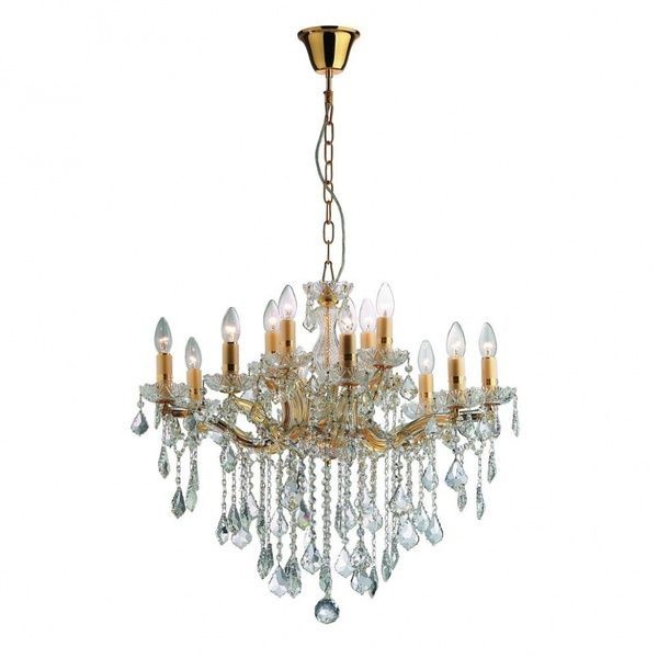 Люстра Ideal Lux Florian Sp12 Oro (035611) 035611 фото
