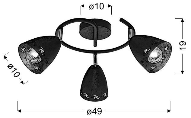 Спот Candellux 98-67180 COTY 98-67180 фото