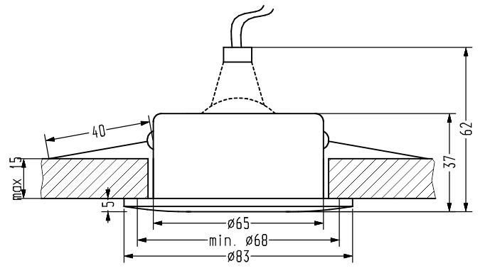 Точечный светильник Candellux 2258911 SH-12 2258911 фото