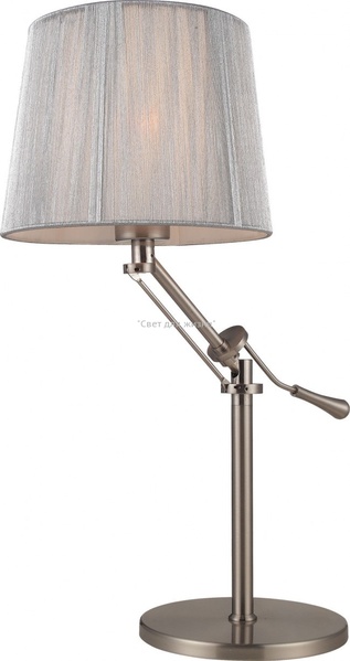 Настільна лампа ALTALUSSE INL-5033T-01 Satin Nickel Silver 8599879500091 фото