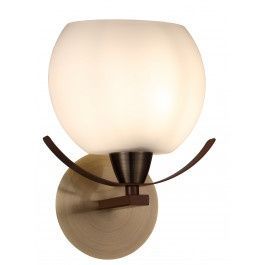 Бра ALTALUSSE INL-9210W-11 Antique brass & Walnut 8599879991974 фото