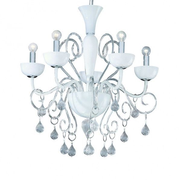 Люстра Ideal Lux Lilly Sp5 Bianco (022789) 22789 фото