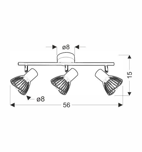 Спот Candellux 93-61911 FLY 93-61911 фото