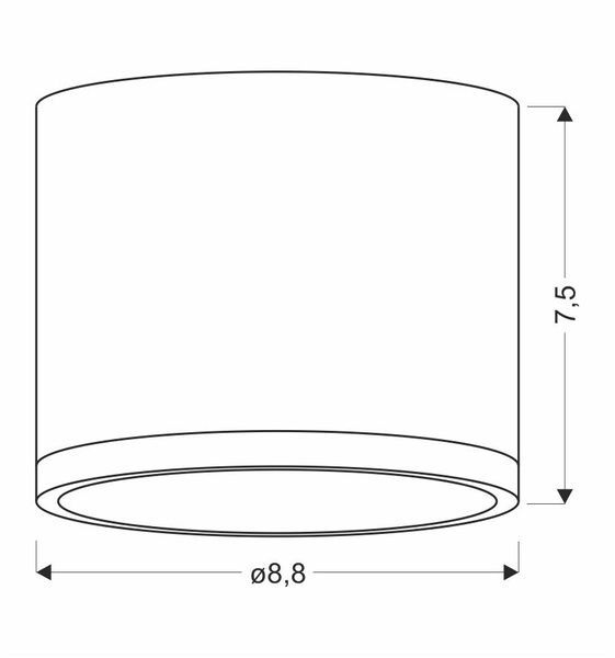 Точечный светильник Candellux 2275956 TUBA 2275956 фото