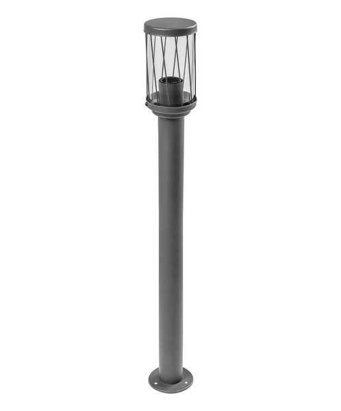 Світильник садовий GTV KERTA-P 80, E27, max.12W, IP44, стовпчик, графіт (OS-KERTP80-30) OS-KERTP80-30 фото