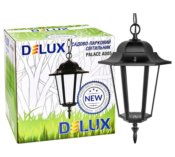 Уличный светильник DELUX 90011339 PALACE A005 60Вт Е27 90011339 фото